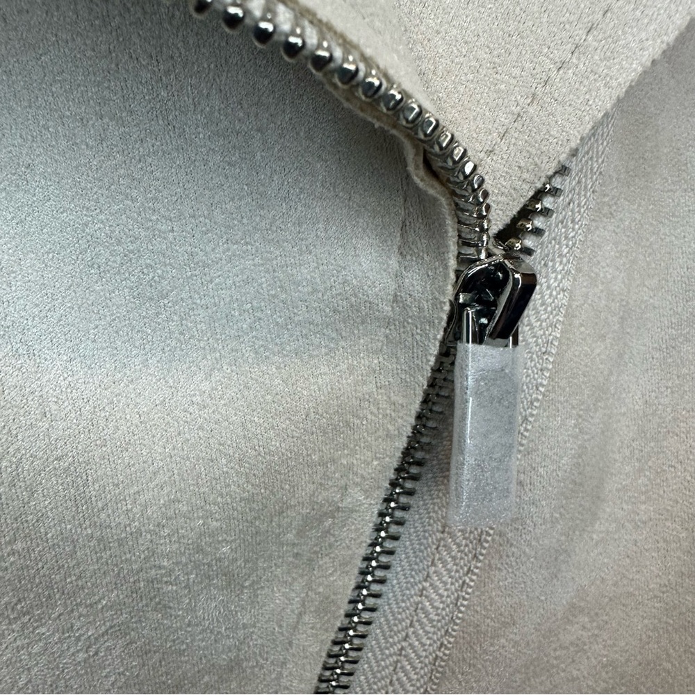 Philosophy Women's Light Stone Faux Leather Jacket - Picture 3 of 6